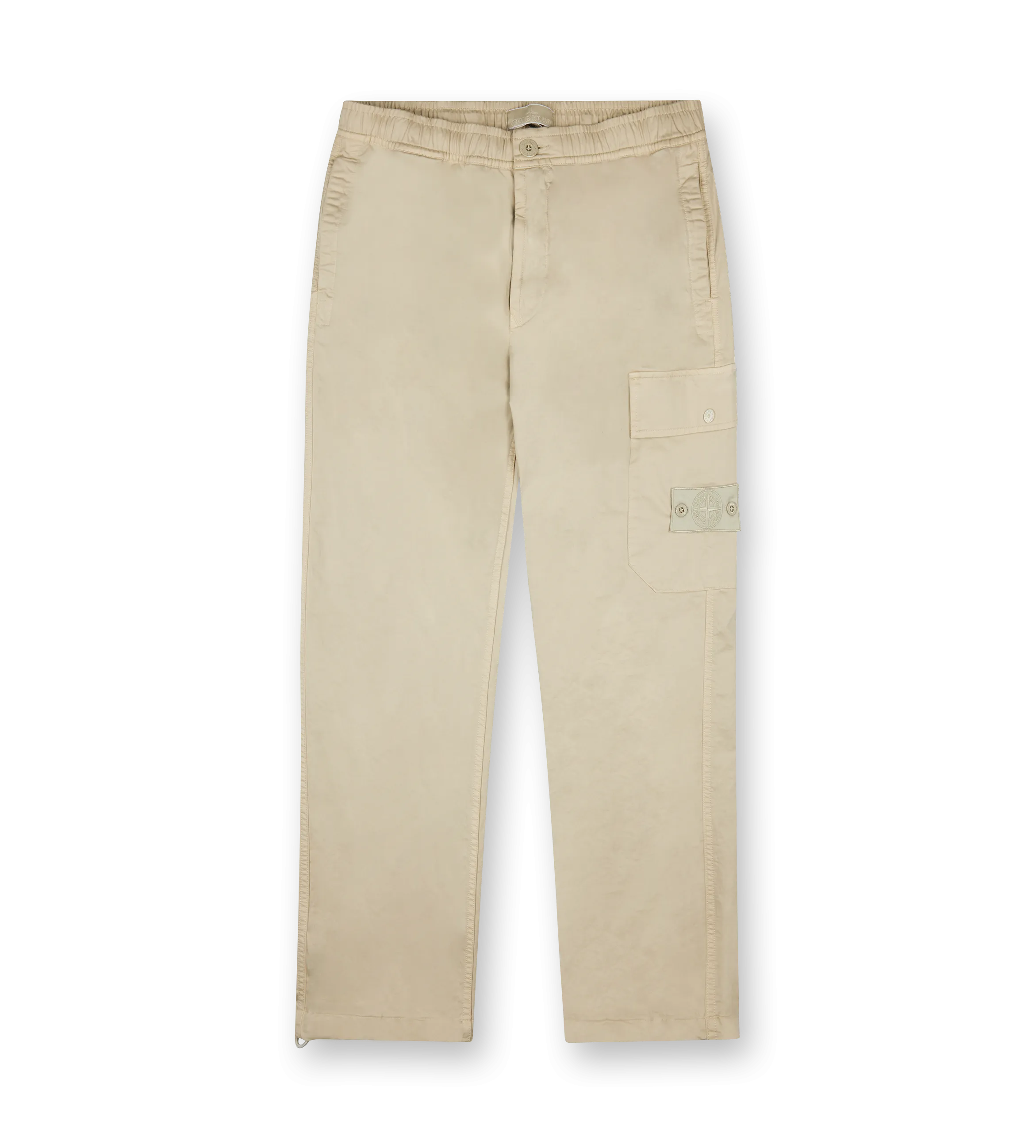 Stone Island    Logo Pants Beige