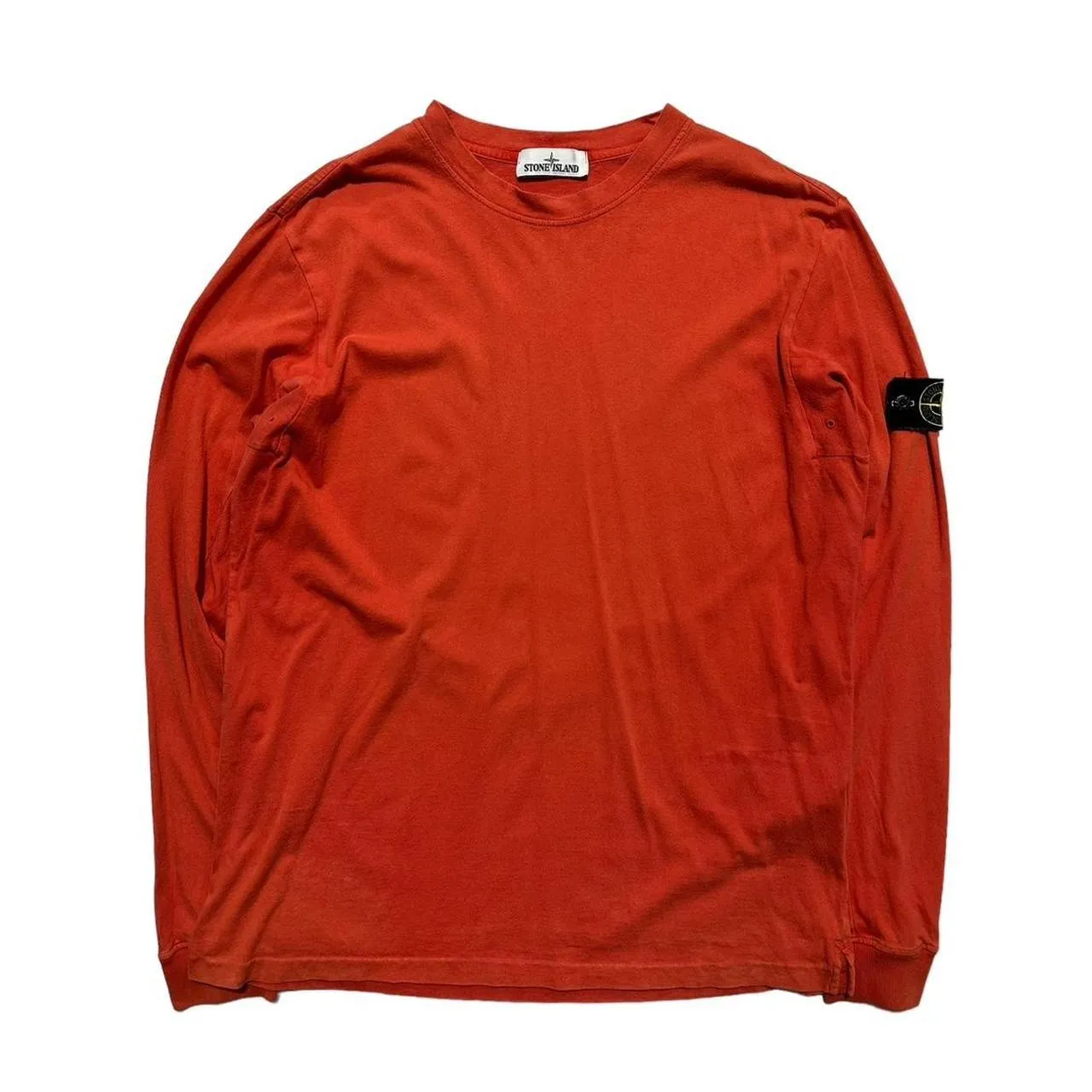 Stone Island Long Sleeve Red Top