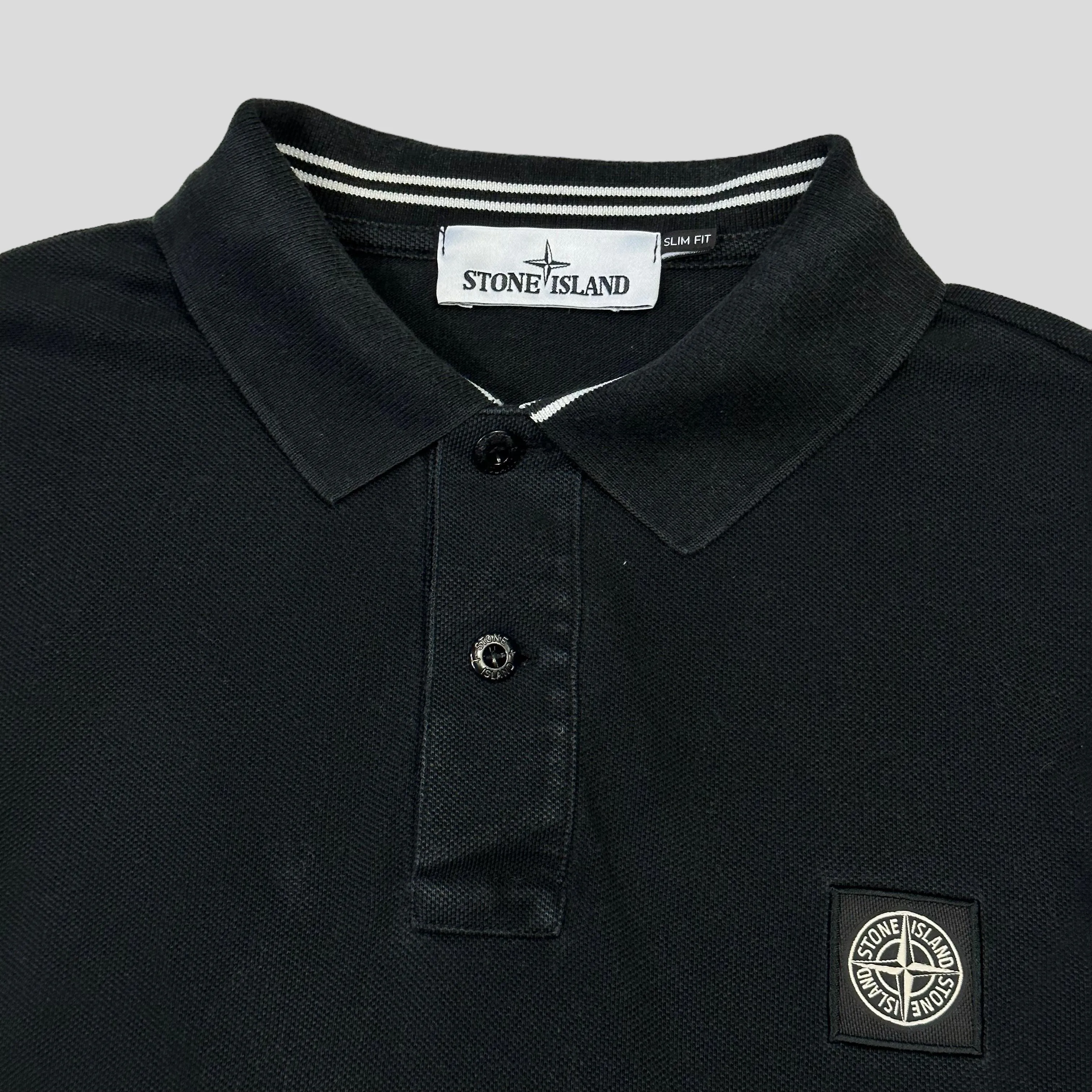 Stone Island LS Compass Polo - M