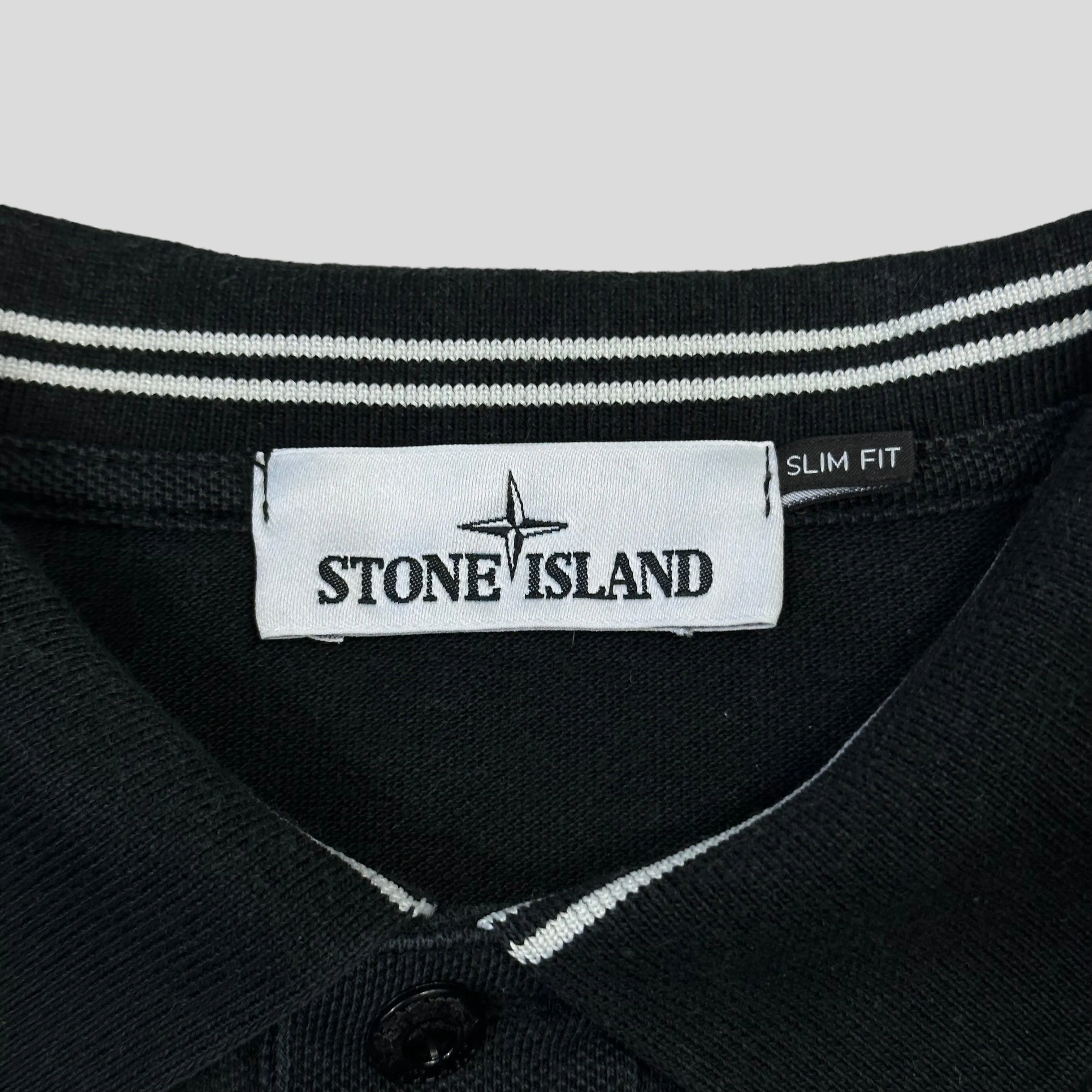 Stone Island LS Compass Polo - M