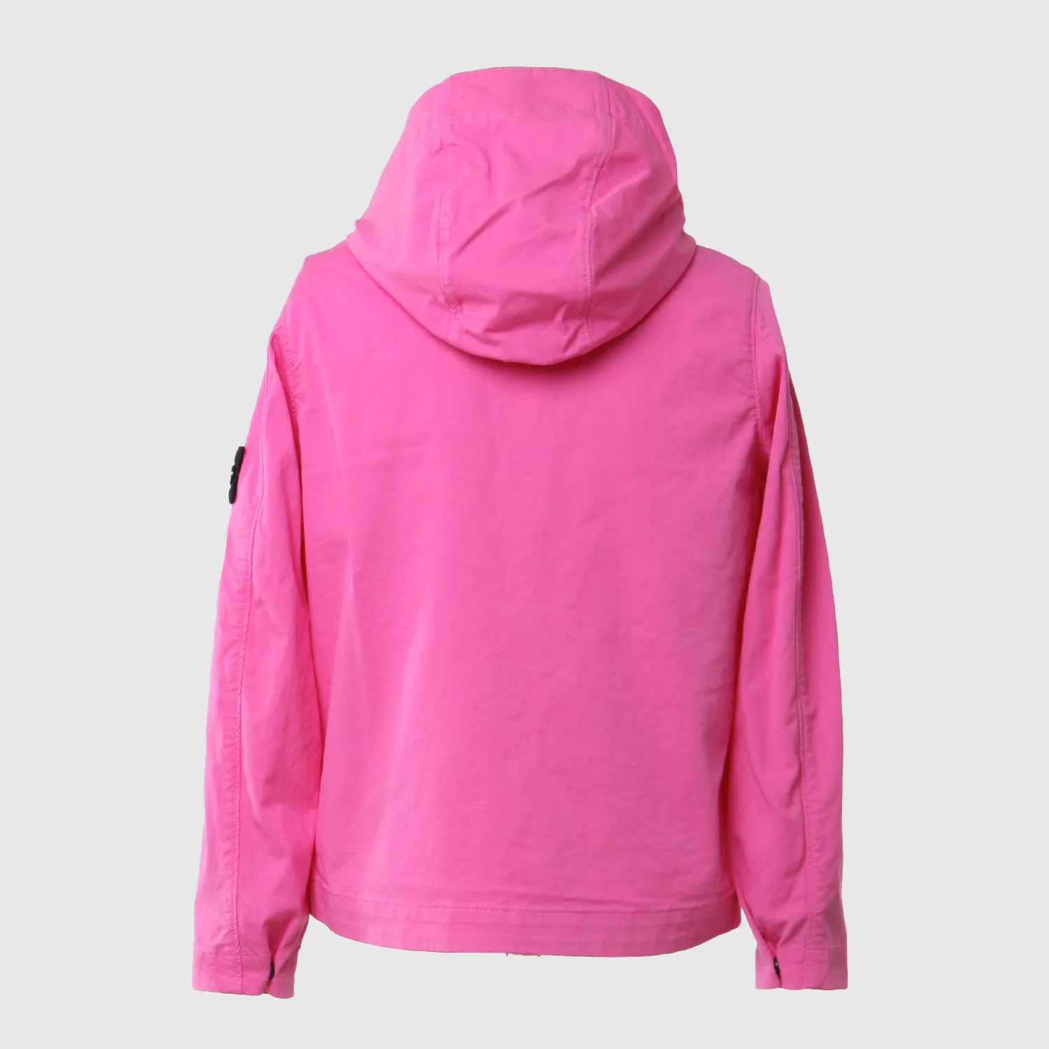 Stone Island Pink Jacket With Pockets For Girl