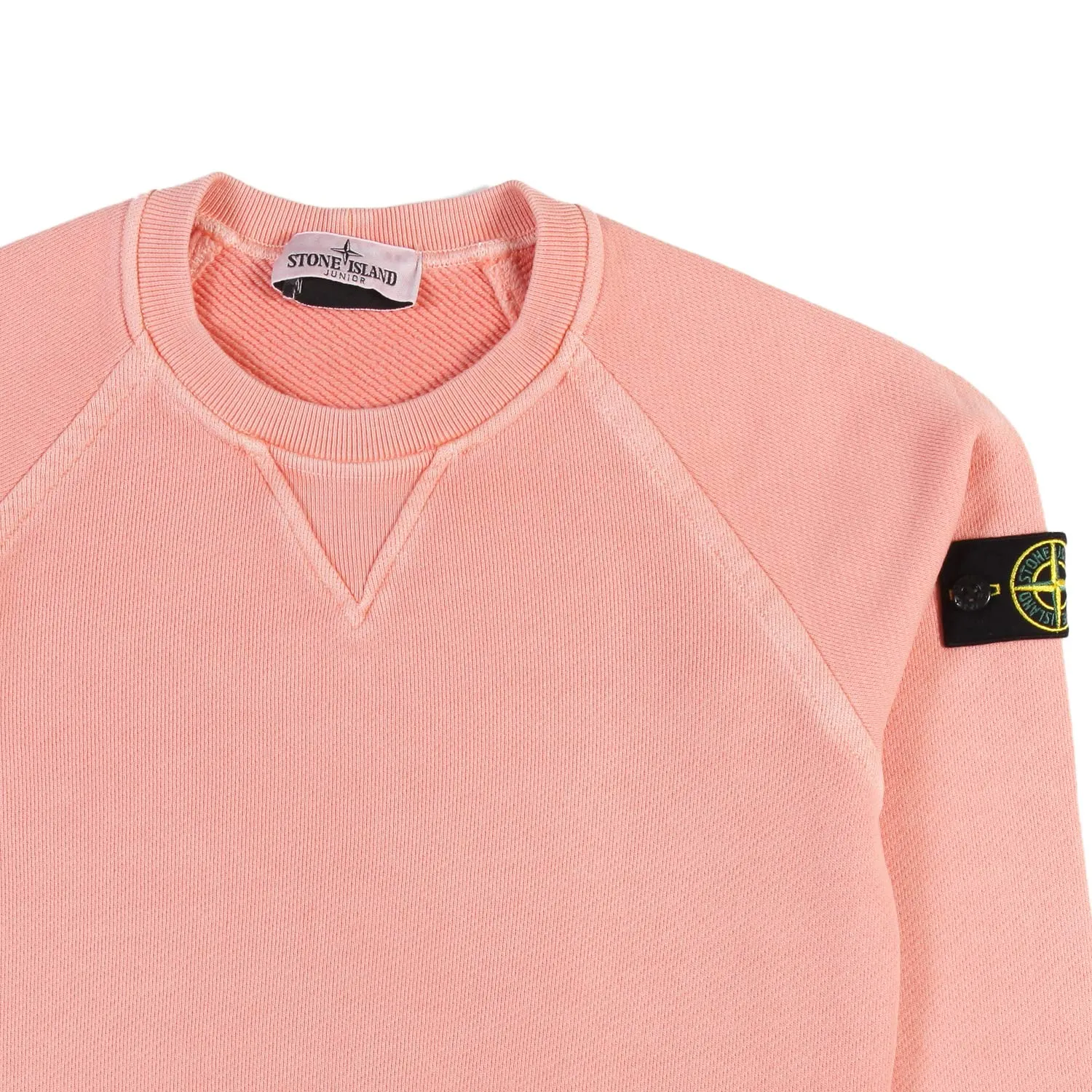 Stone Island Pink Stone Island Sweatshirt With Compass Patch