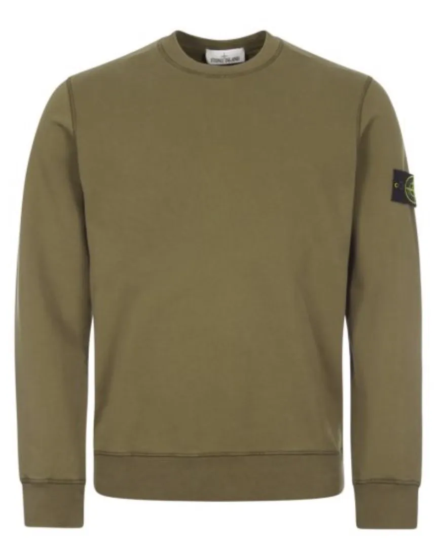 STONE ISLAND  |Plain Logo Sweatshirts