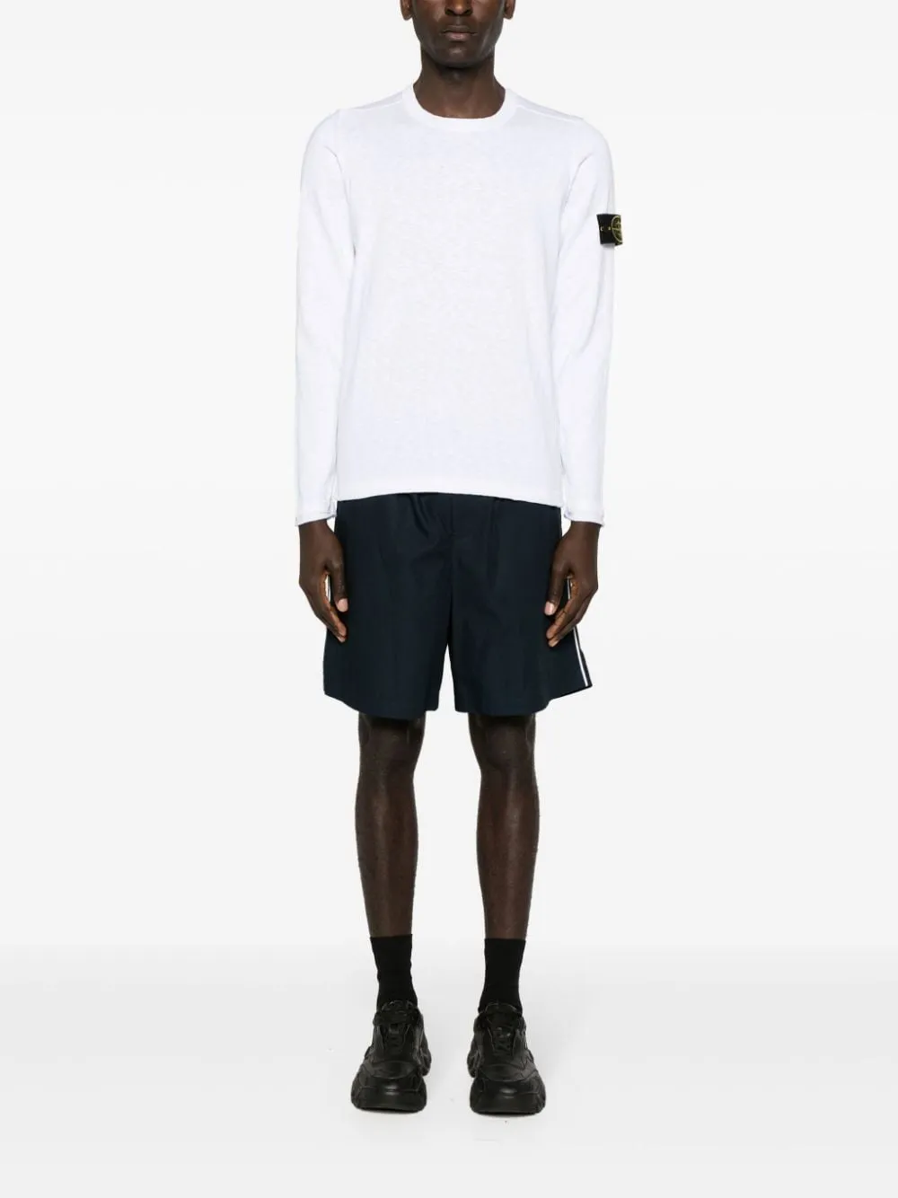 Stone Island - Pull white 502B0