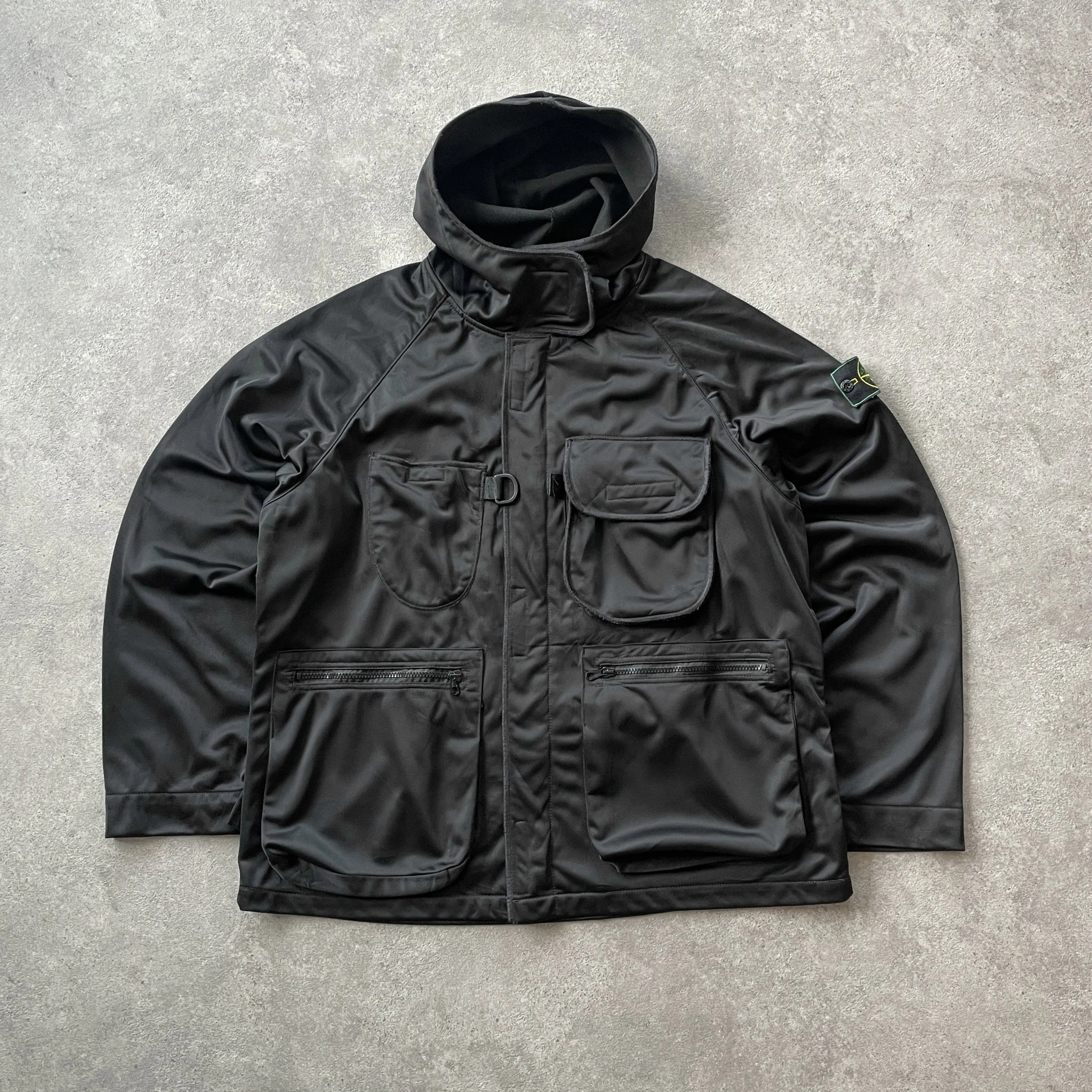 Stone Island RARE S/S 1995 multi 3D pocket technical jacket (L)