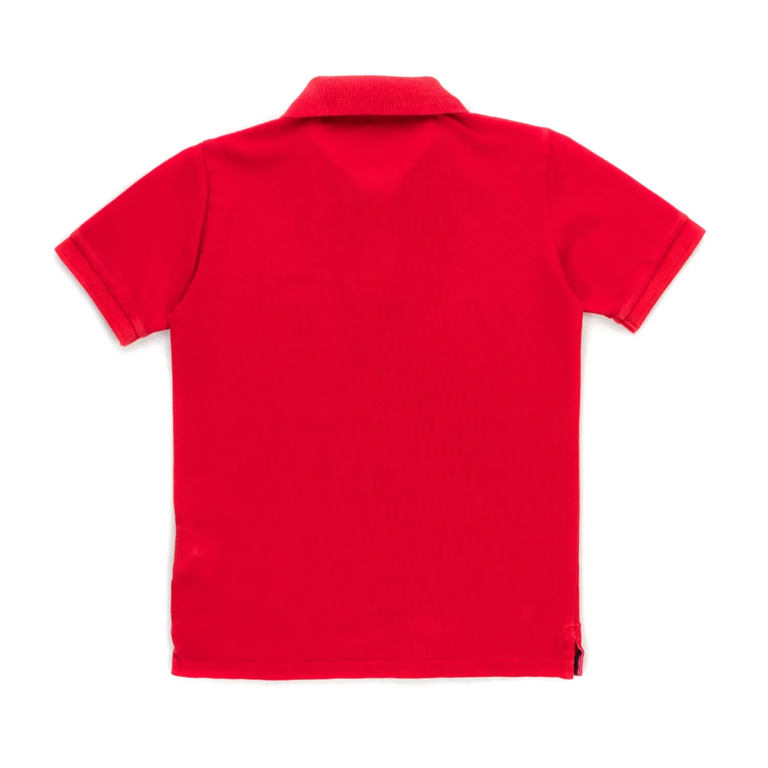 Stone Island Red Cotton Polo Shirt For Boys