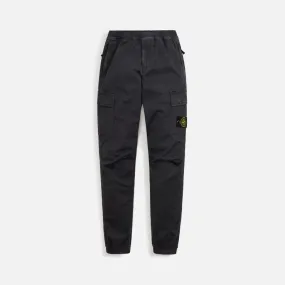 Stone Island Stretch Broken Twill Cotton Old Effect Pant - Charcoal