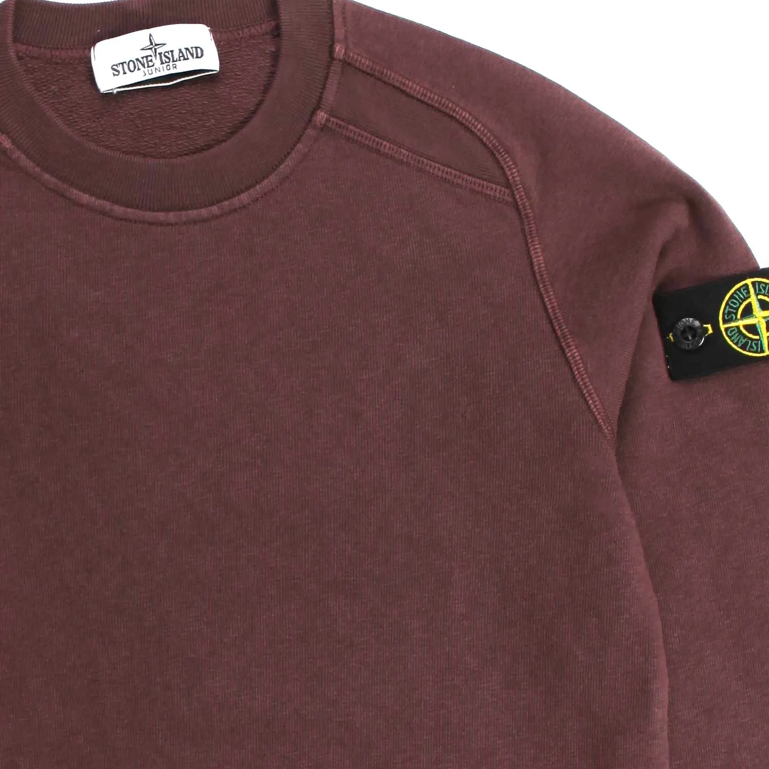 Stone Island Wine-Coloured Sweatshirt For Boy