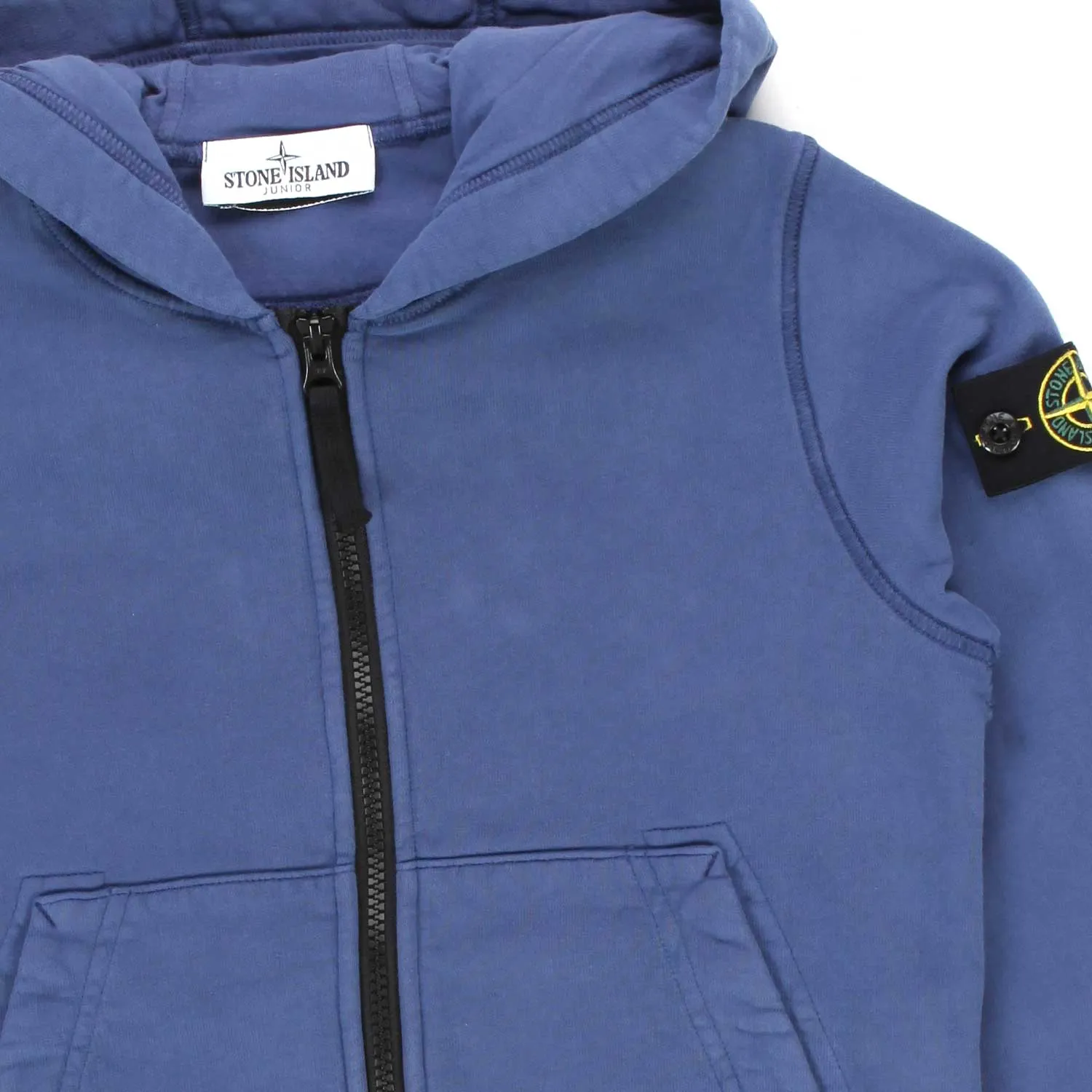 Stone Island Zip Up Hoodie For Boy 01