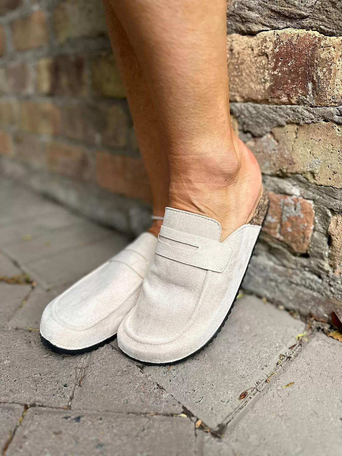 Stone Soft Footbed Clogs