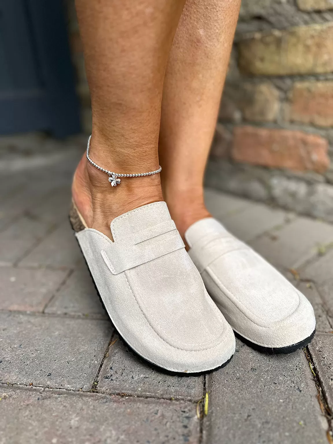 Stone Soft Footbed Clogs