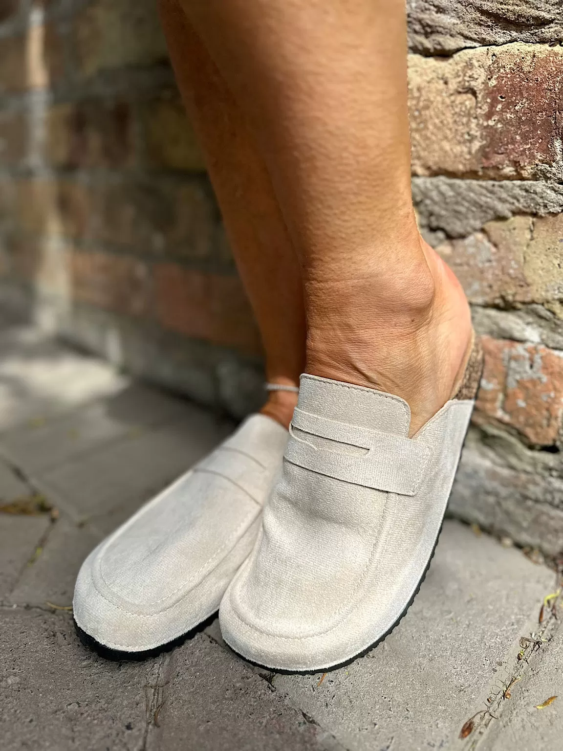 Stone Soft Footbed Clogs