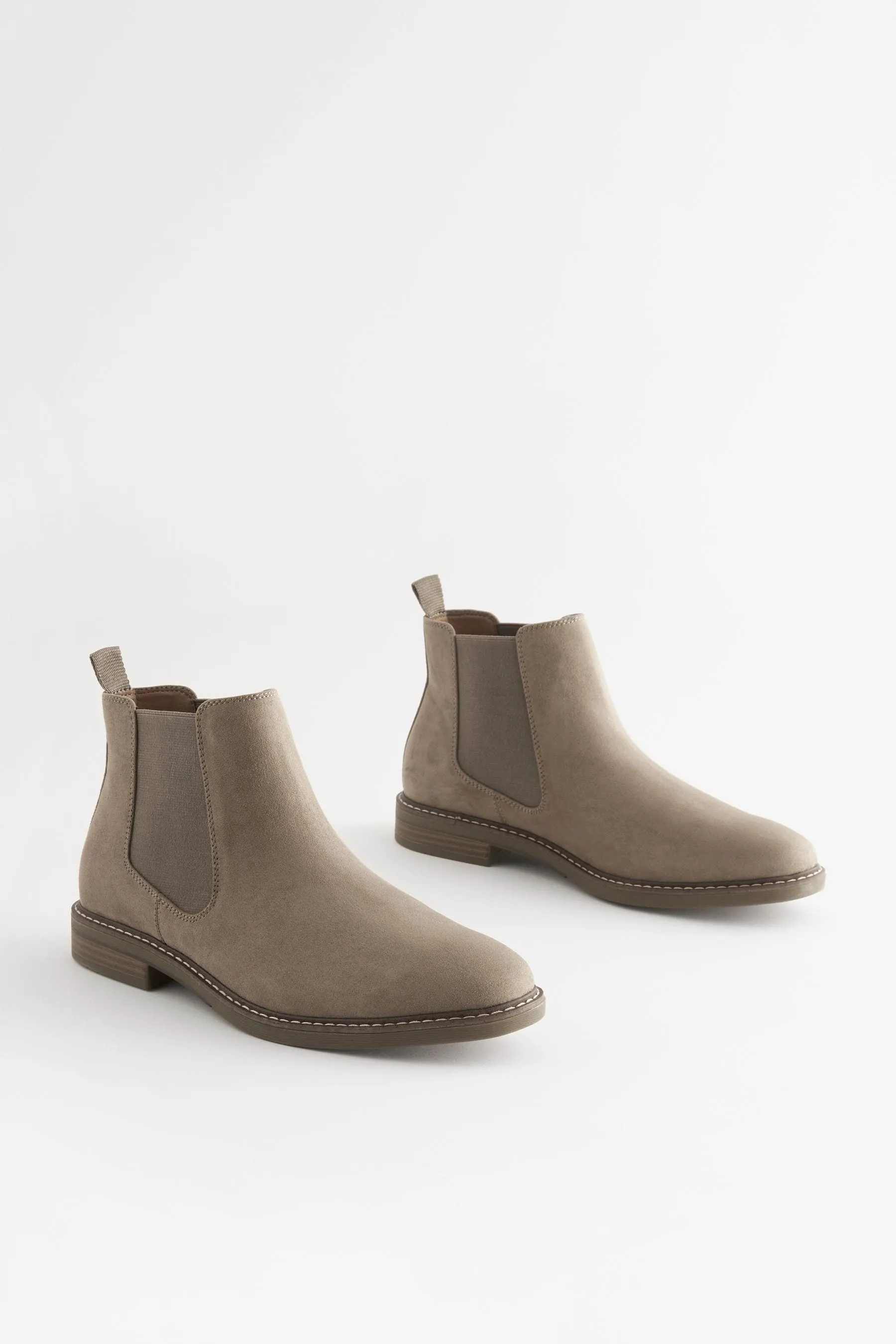 Taupe Chelsea Boots