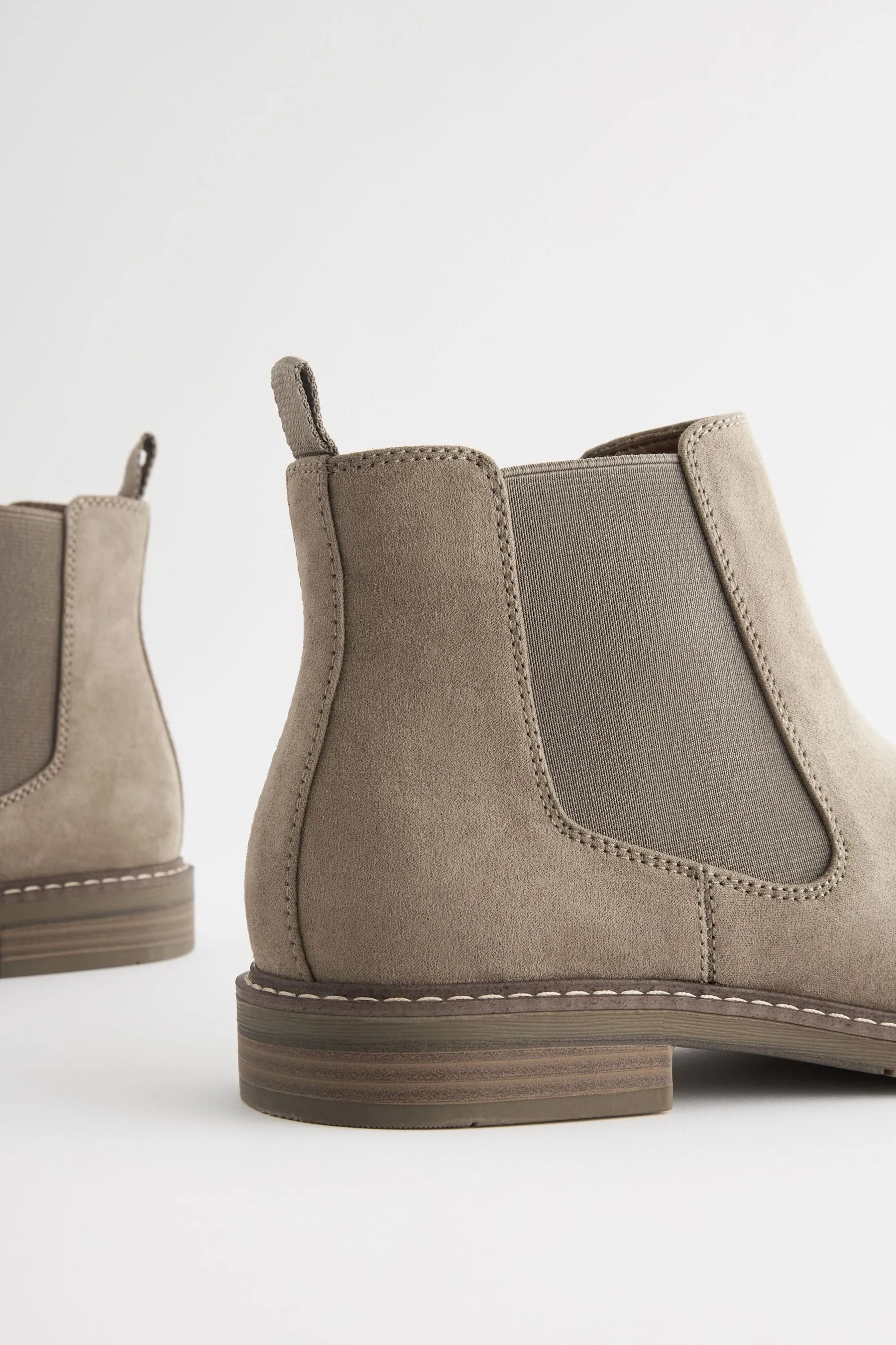 Taupe Chelsea Boots