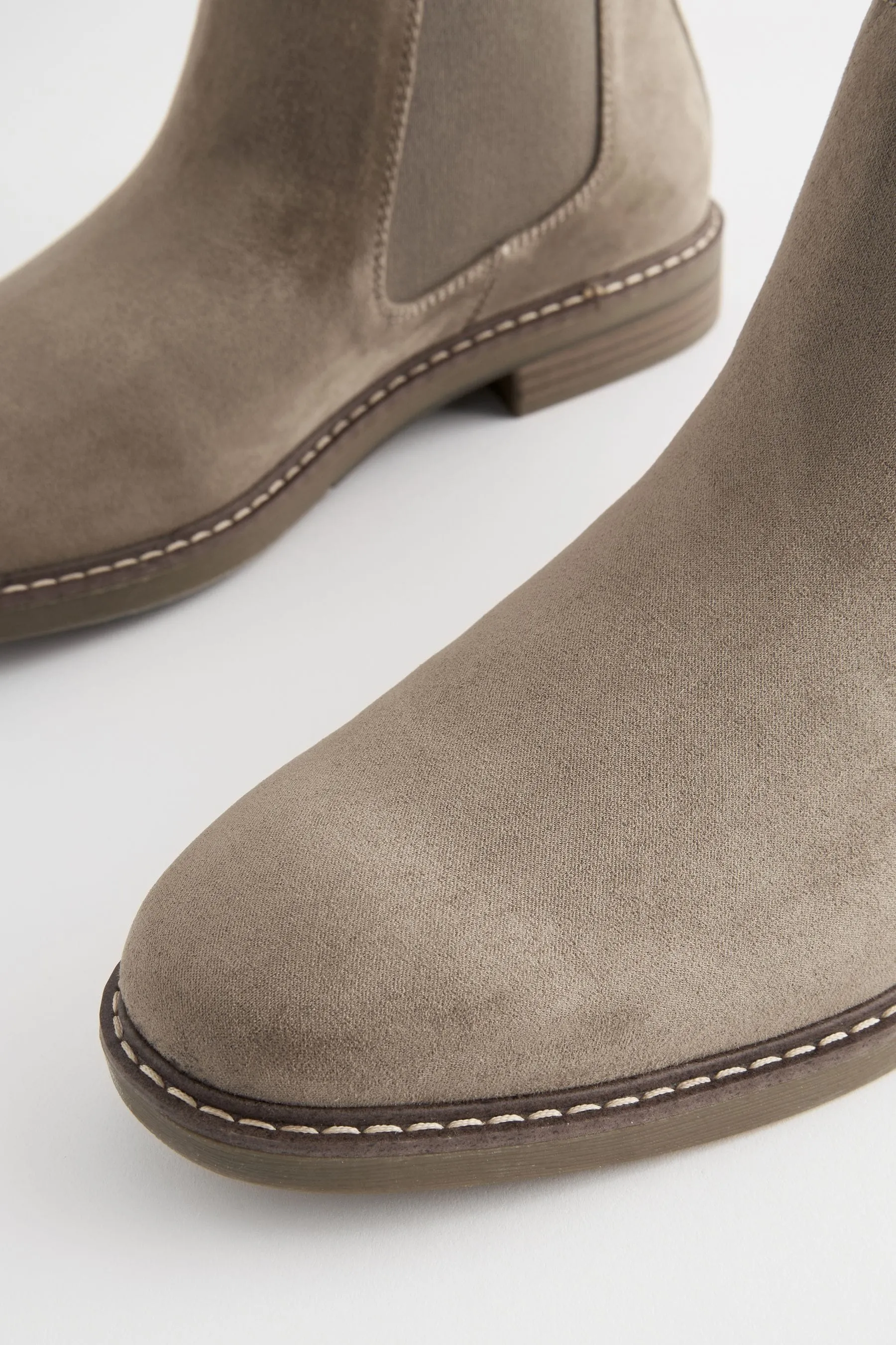 Taupe Chelsea Boots