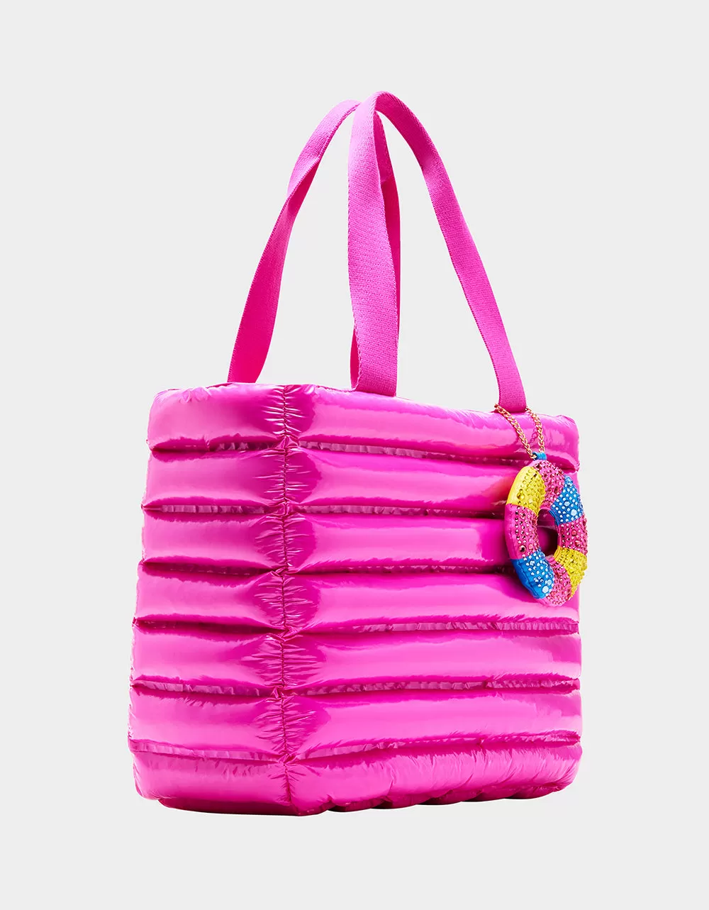 THAR SHE BLOWS WET NYLON TOTE PINK