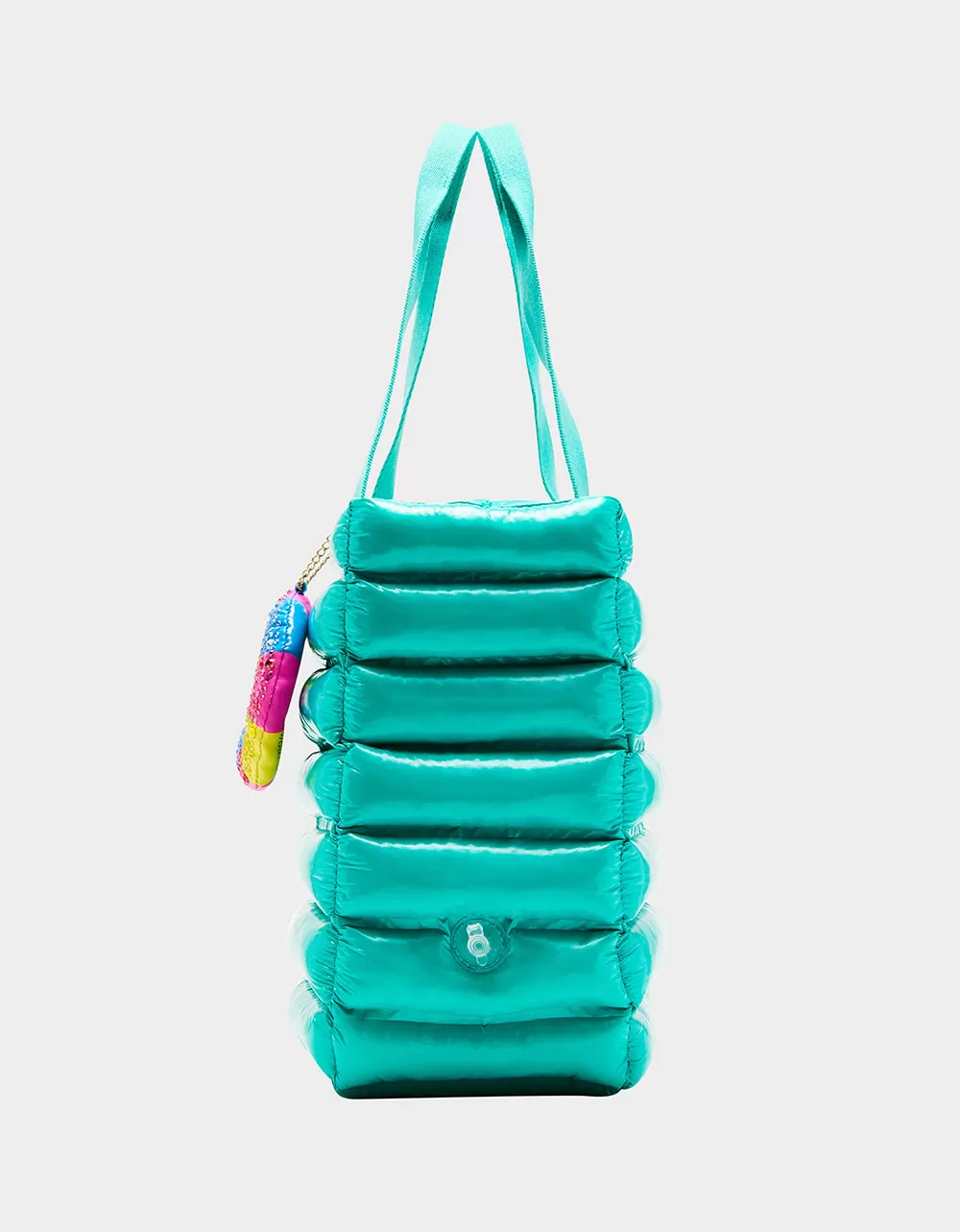 THAR SHE BLOWS WET NYLON TOTE TURQUOISE