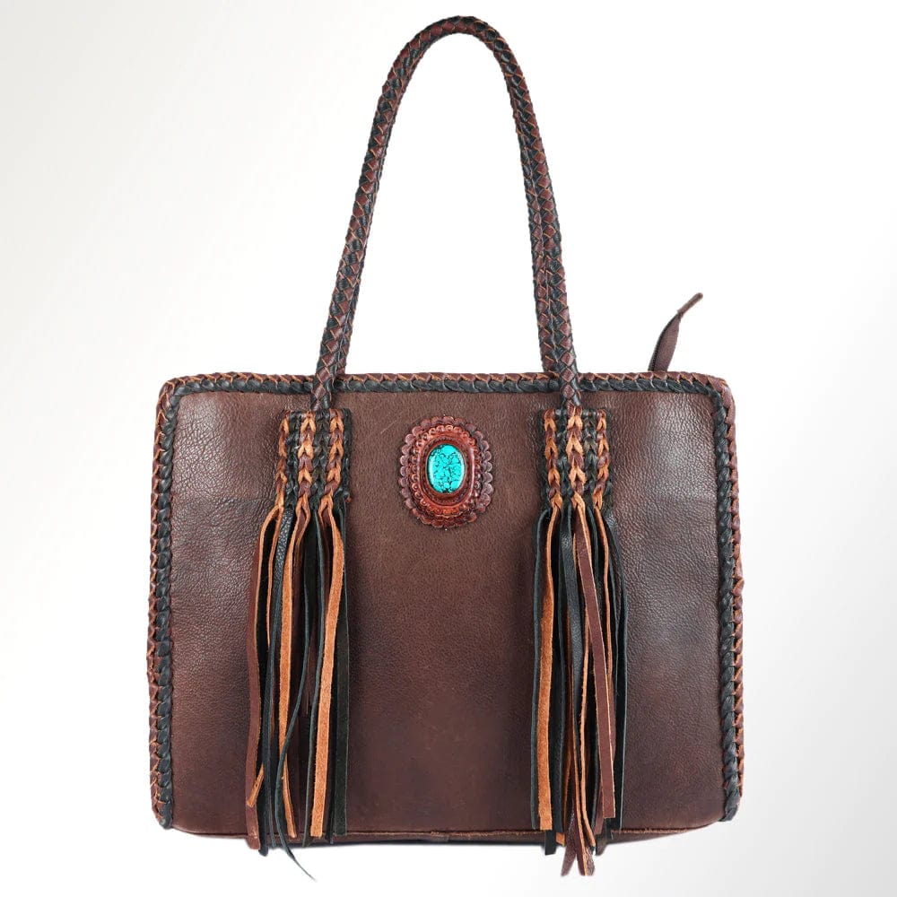 The Abigail Genuine Leather Tote Handbag