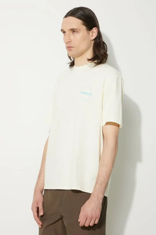 thisisneverthat cotton t-shirt C-Logo Tee men’s beige color with a print TN241TTSST29