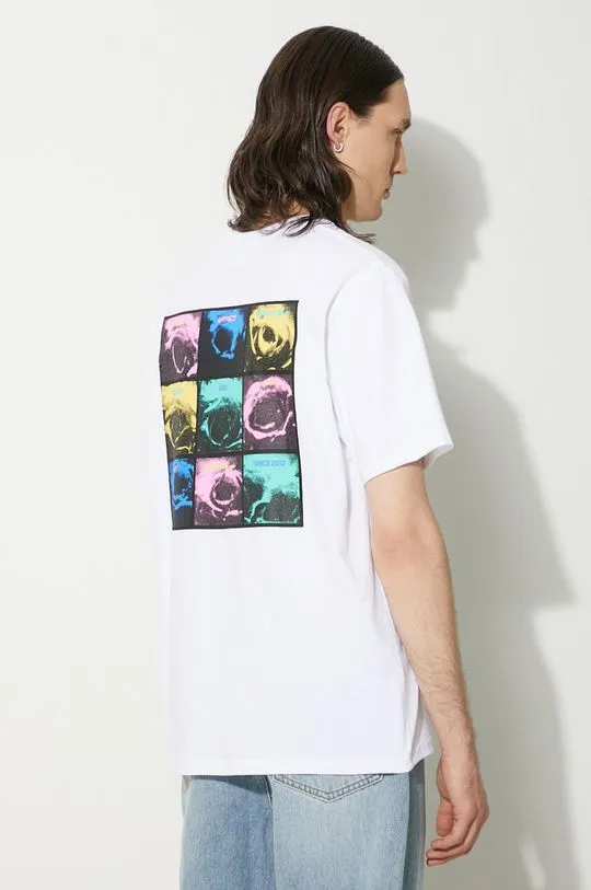 thisisneverthat cotton t-shirt Permutations Tee men’s white color with a print TN241TTSST33