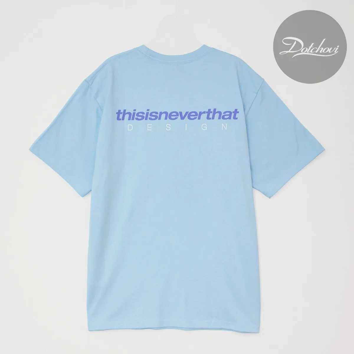 thisisneverthat  |Crew Neck Unisex Street Style Plain Cotton Short Sleeves