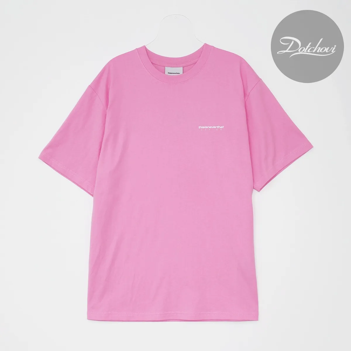 thisisneverthat  |Crew Neck Unisex Street Style Plain Cotton Short Sleeves