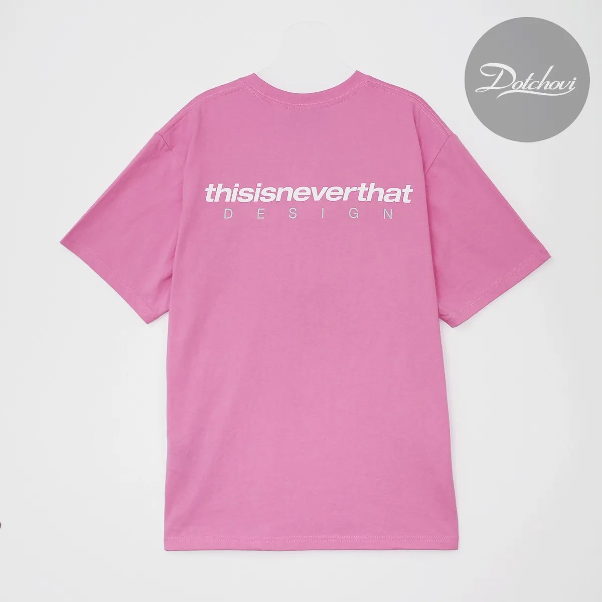 thisisneverthat  |Crew Neck Unisex Street Style Plain Cotton Short Sleeves