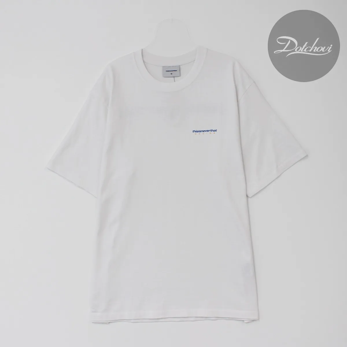 thisisneverthat  |Crew Neck Unisex Street Style Plain Cotton Short Sleeves