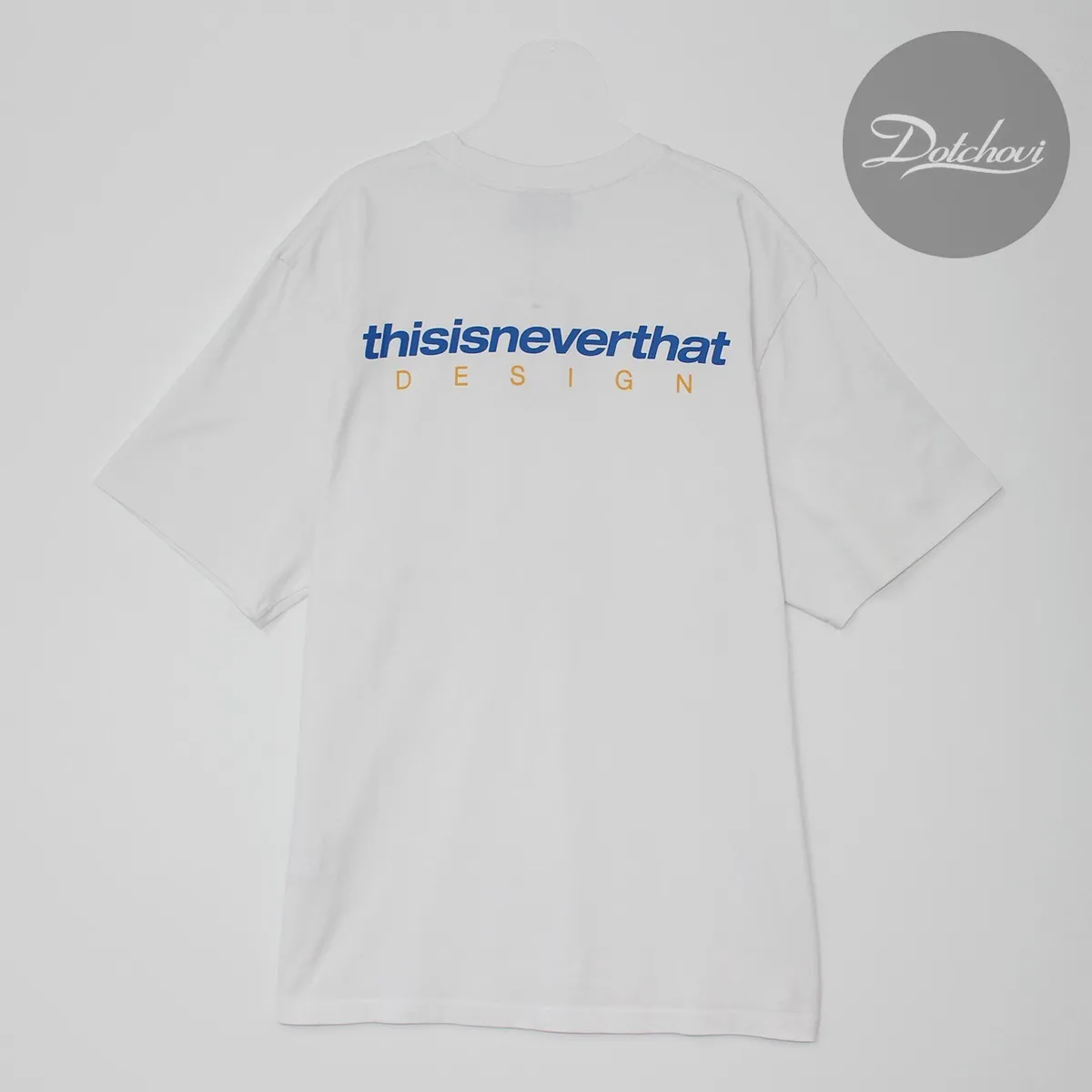 thisisneverthat  |Crew Neck Unisex Street Style Plain Cotton Short Sleeves