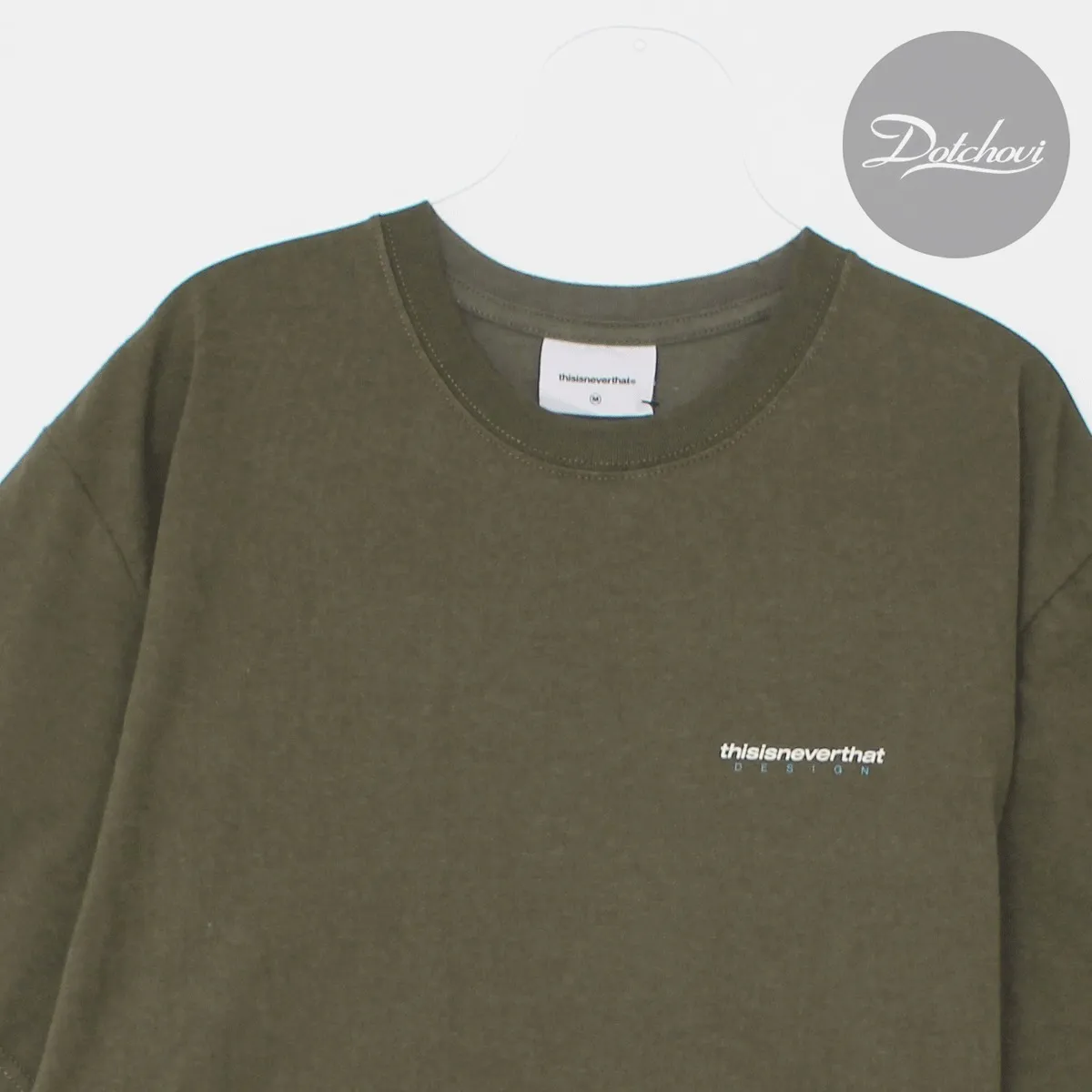 thisisneverthat  |Crew Neck Unisex Street Style Plain Cotton Short Sleeves