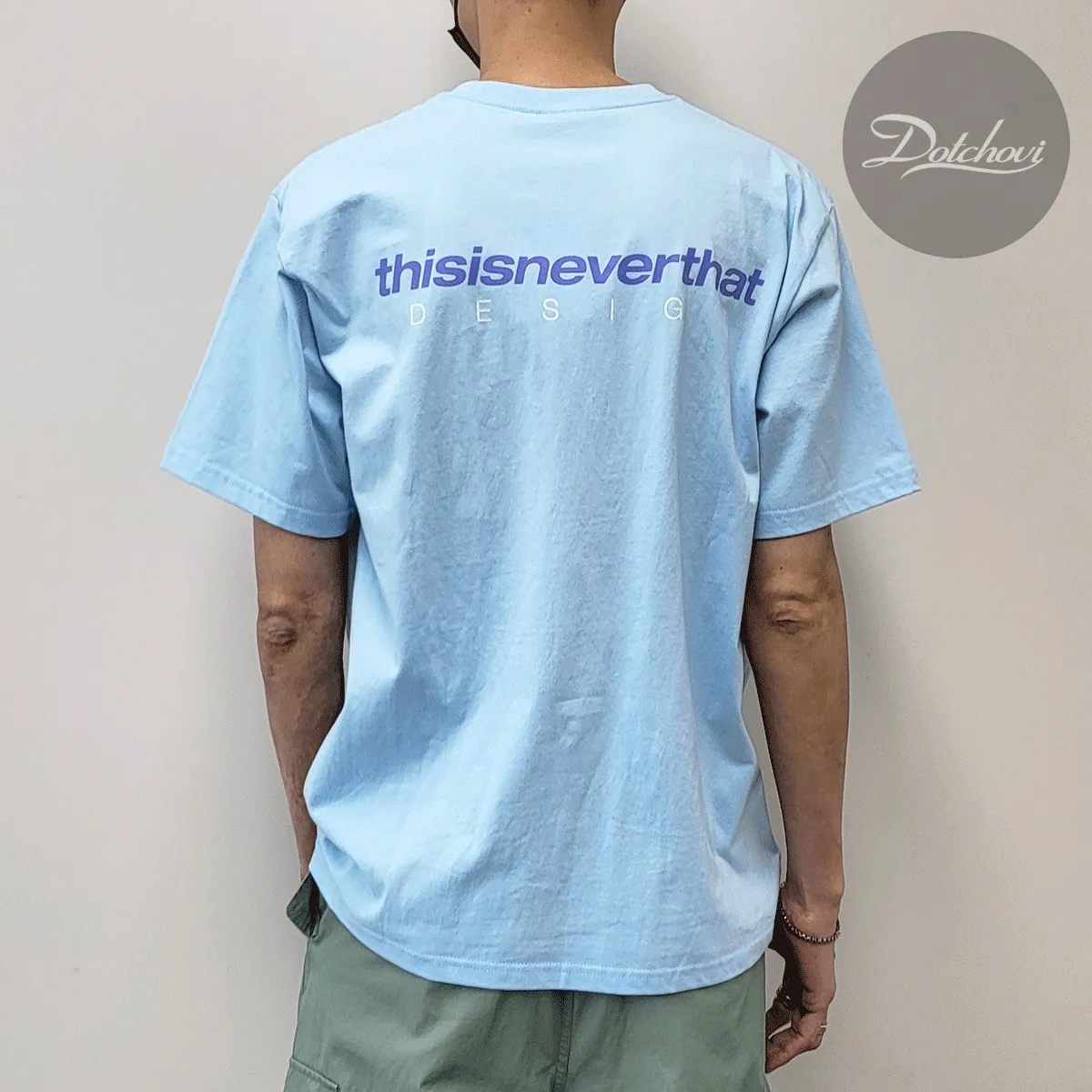 thisisneverthat  |Crew Neck Unisex Street Style Plain Cotton Short Sleeves