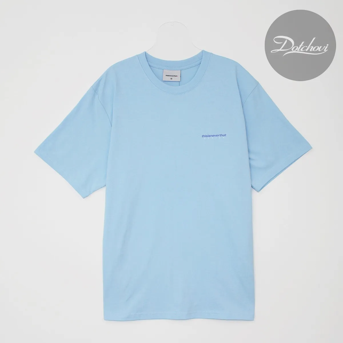 thisisneverthat  |Crew Neck Unisex Street Style Plain Cotton Short Sleeves