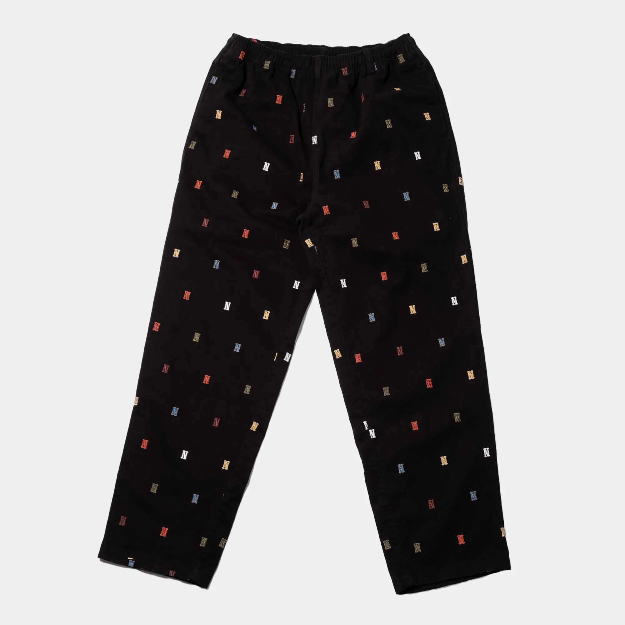 thisisneverthat Embroidered Easy Pant - Black