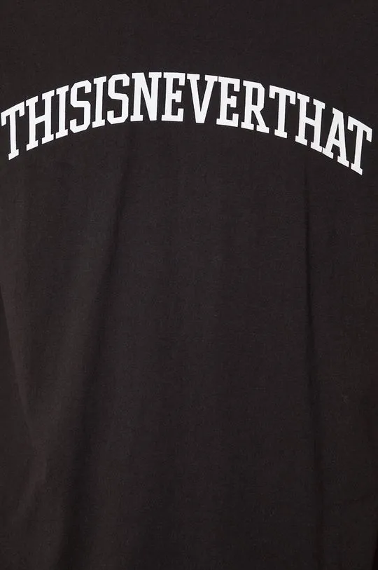 thisisneverthat t-shirt Arch-Logo Tee men’s black color with a print TN240TTSST04