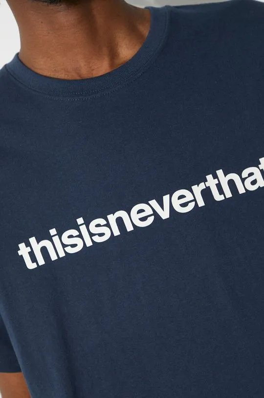 thisisneverthat t-shirt T-Logo Tee men’s navy blue color with a print TN240TTSST01