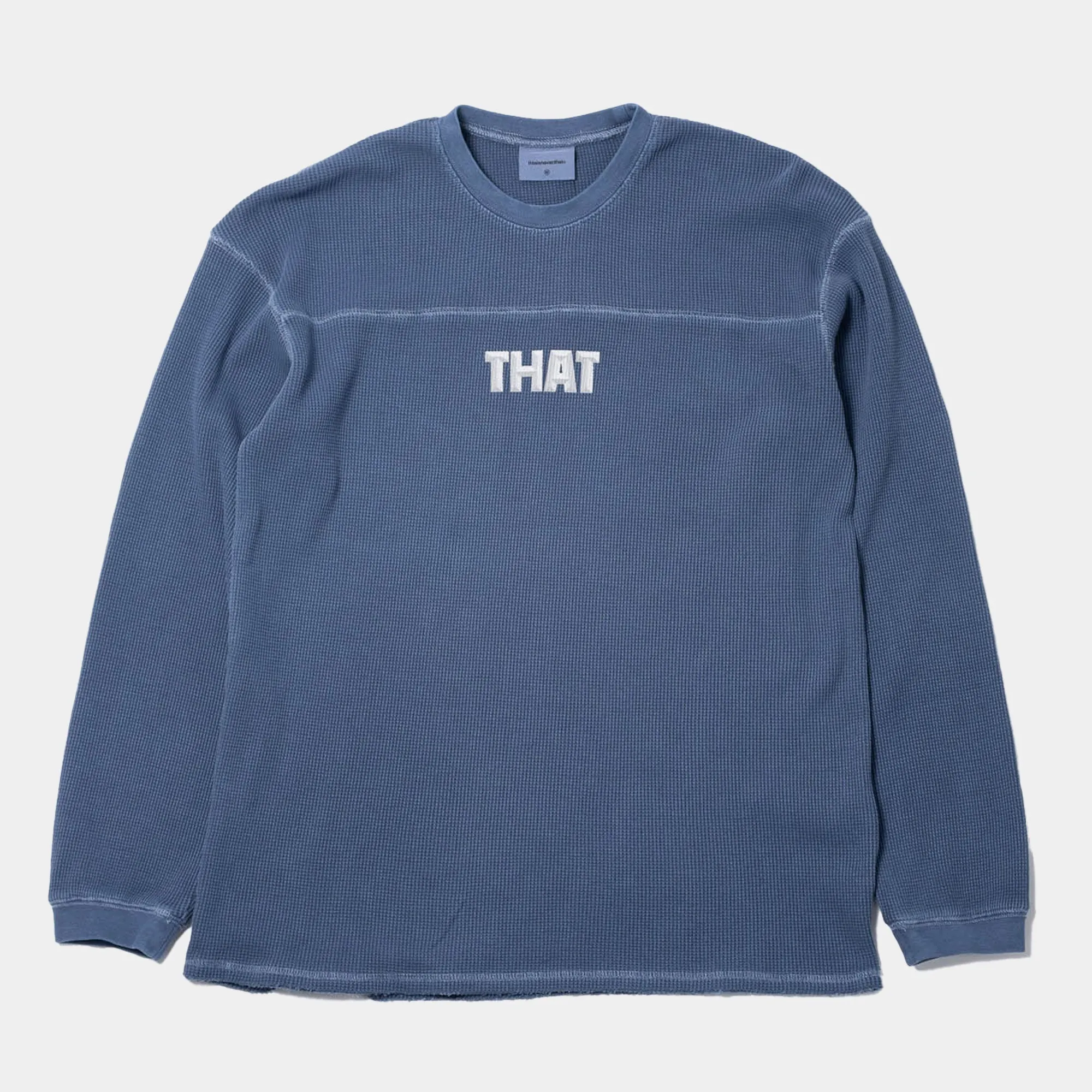 thisisneverthat THAT Waffle LS Tee - Warm Blue