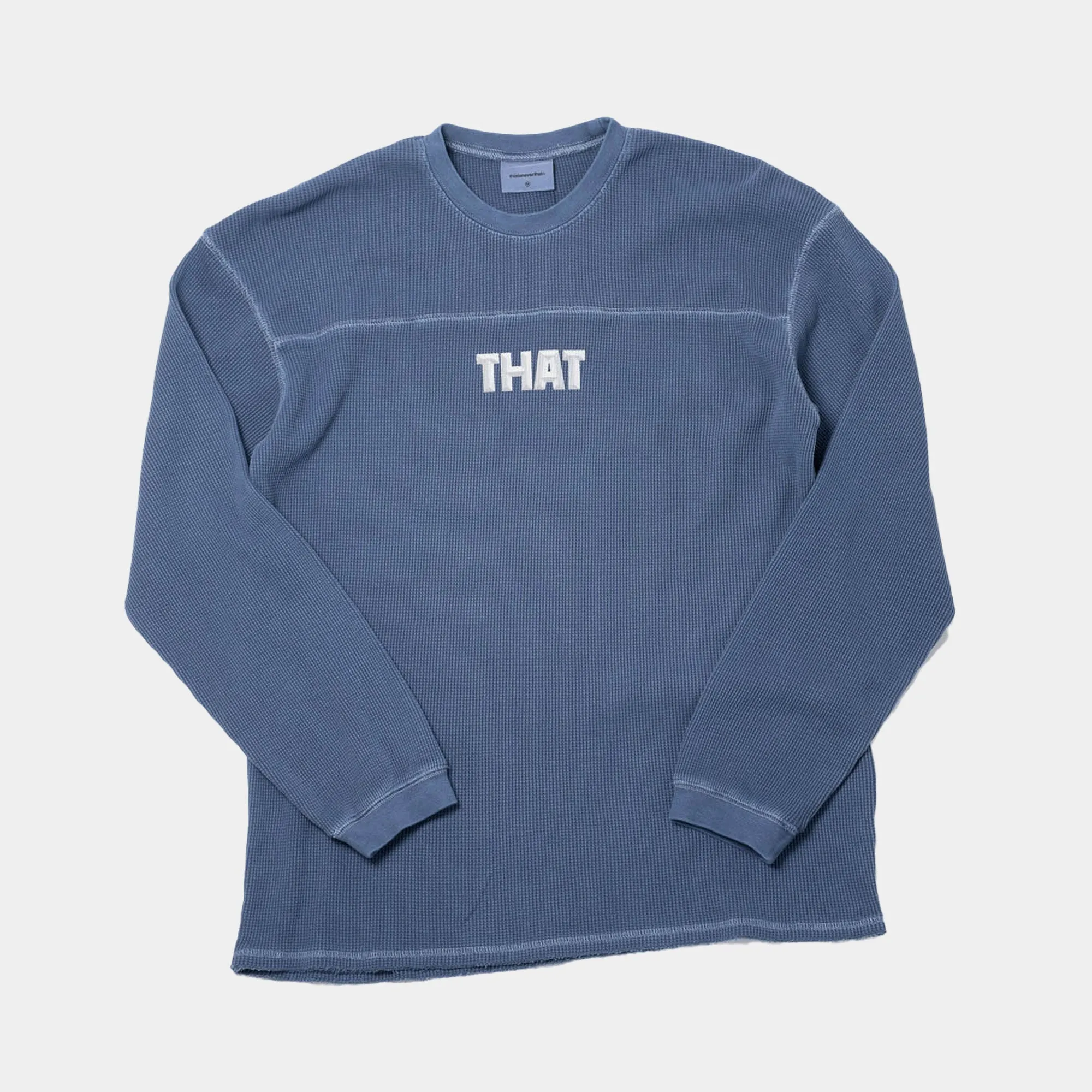 thisisneverthat THAT Waffle LS Tee - Warm Blue