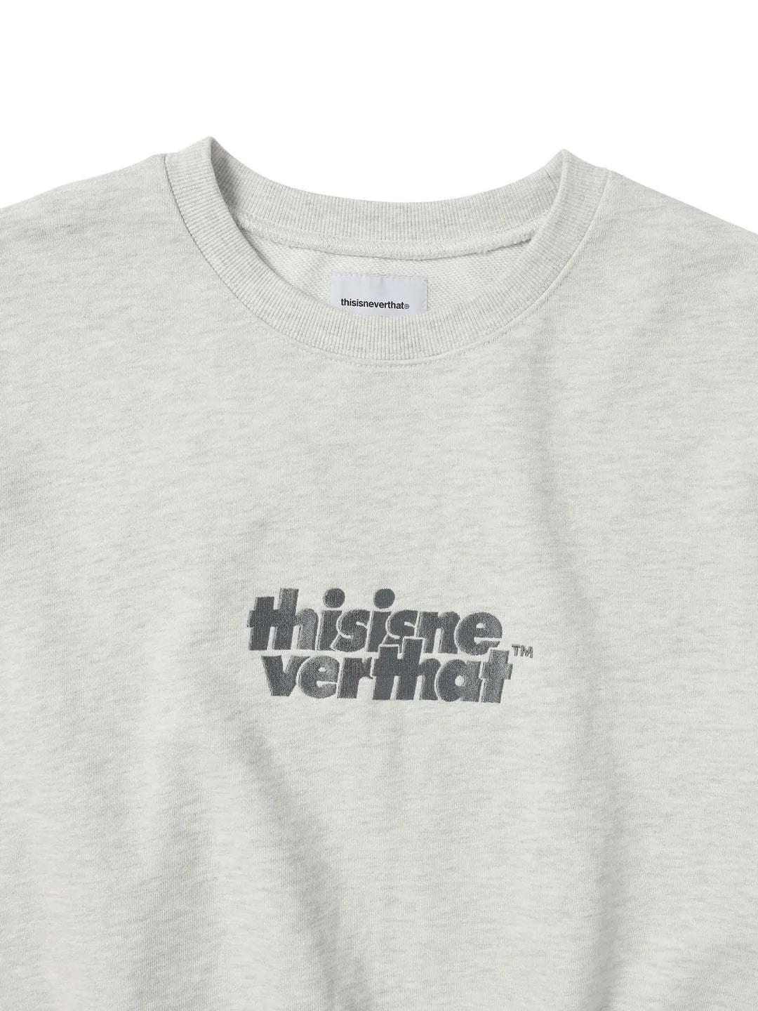 thisisneverthat  |Unisex Street Style Plain Cotton Logo Sweatshirts