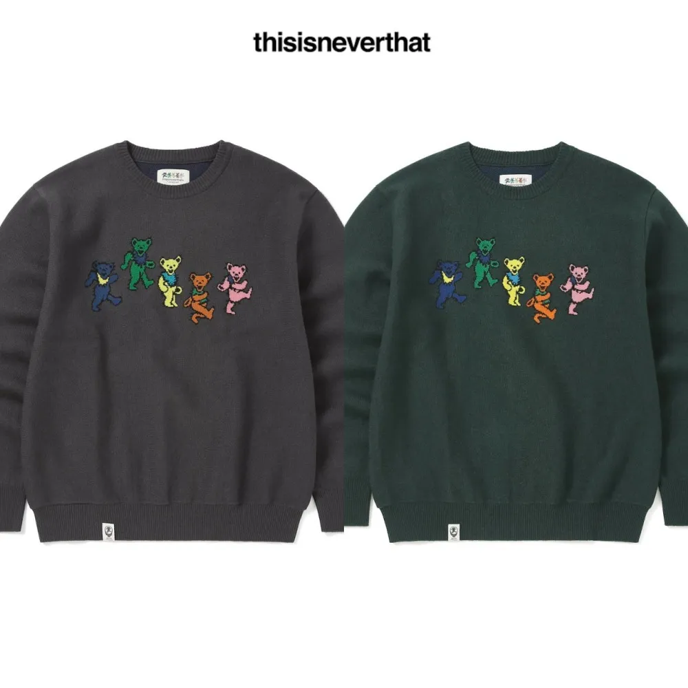 thisisneverthat  |Unisex Street Style Plain Logo Sweatshirts