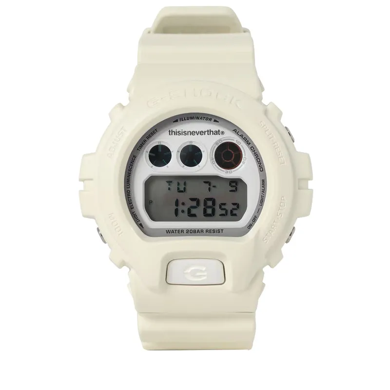 thisisneverthat x Casio G-Shock 6900 Series Digital Watch - Ivory