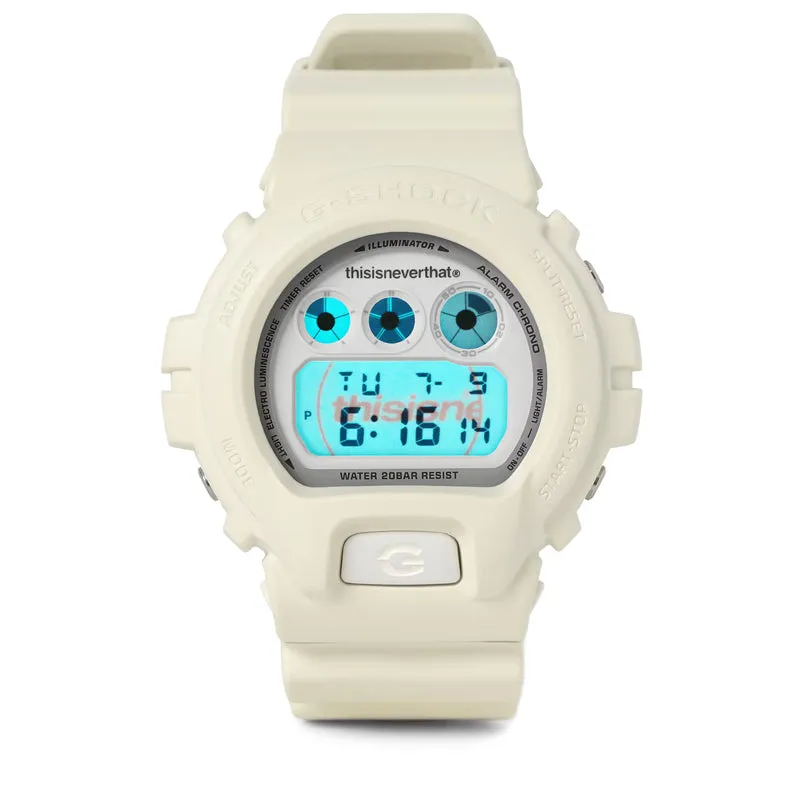 thisisneverthat x Casio G-Shock 6900 Series Digital Watch - Ivory