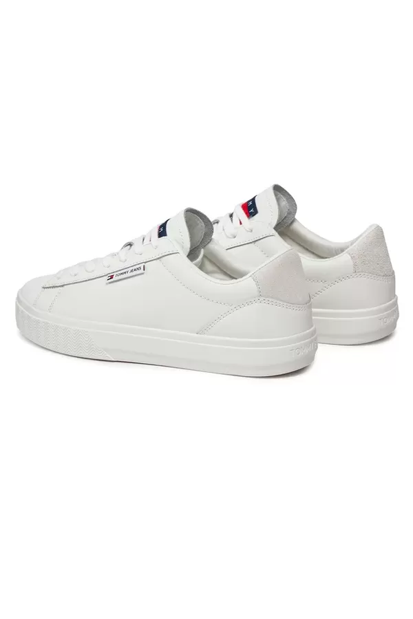 Tommy Hilfiger Women Leather Cupsole TJM Sneaker White