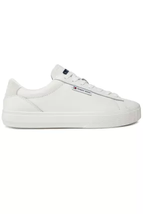 Tommy Hilfiger Women Leather Cupsole TJM Sneaker White