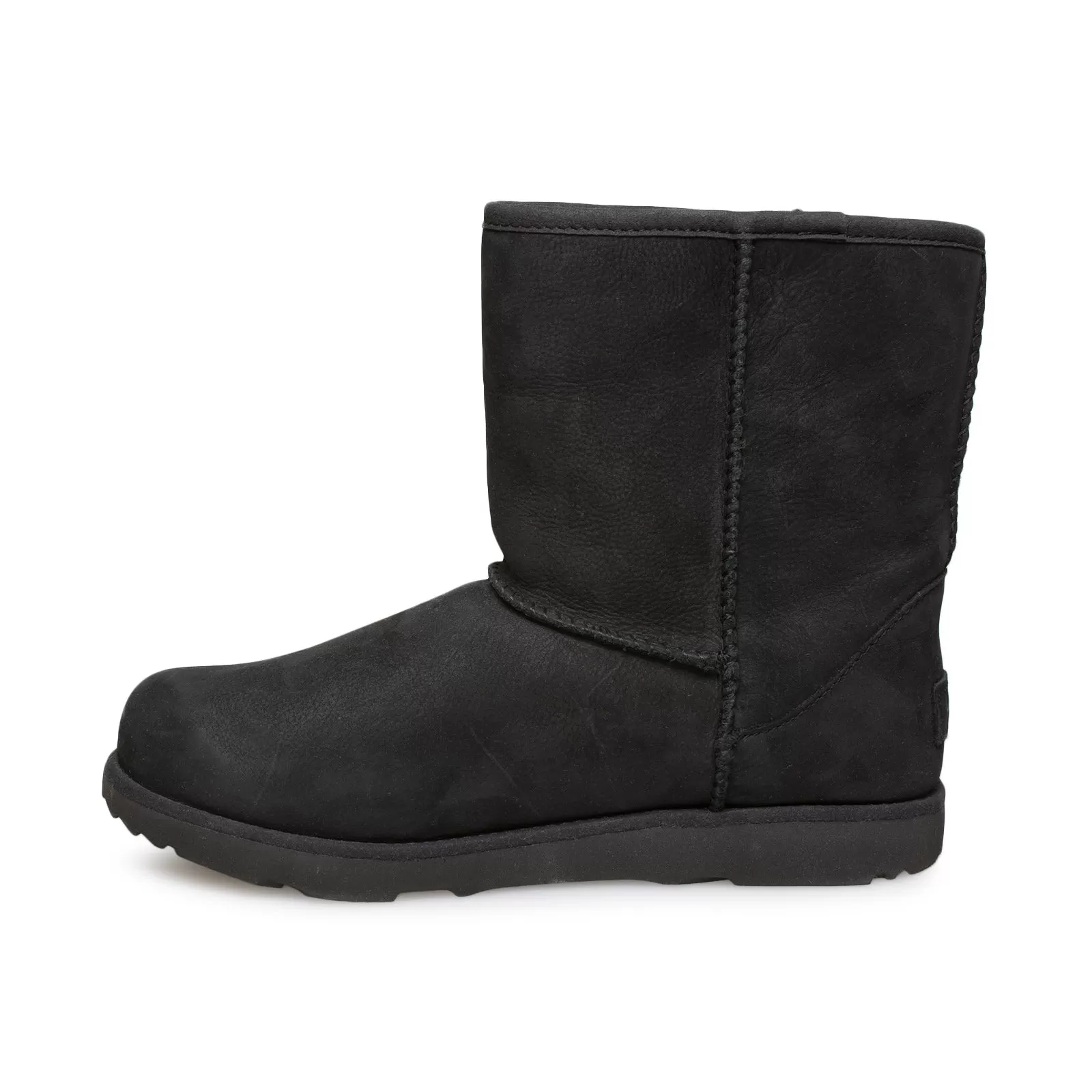 UGG Classic Short II Waterproof Black Boots - Youth