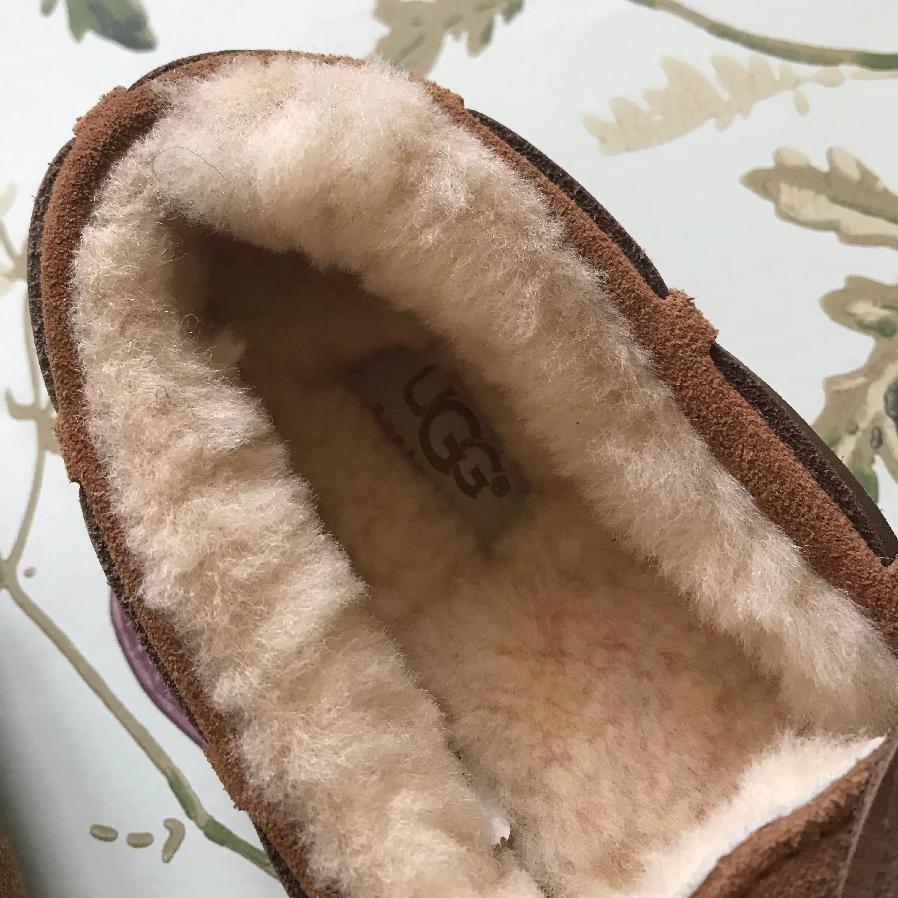 Ugg Tan Shearling Slippers: Size 13