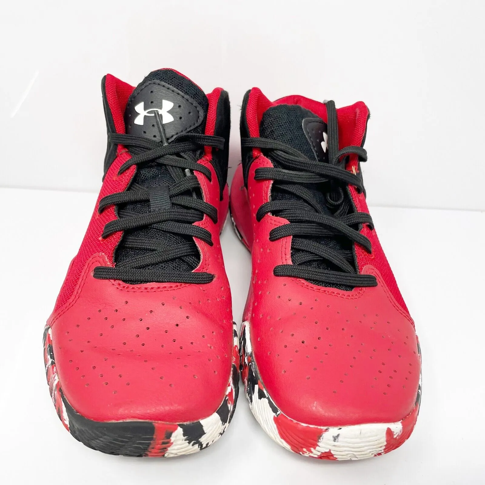 Under Armour Boys Jet 21 3024794-600 Red Basketball Shoes Sneakers Size 6Y