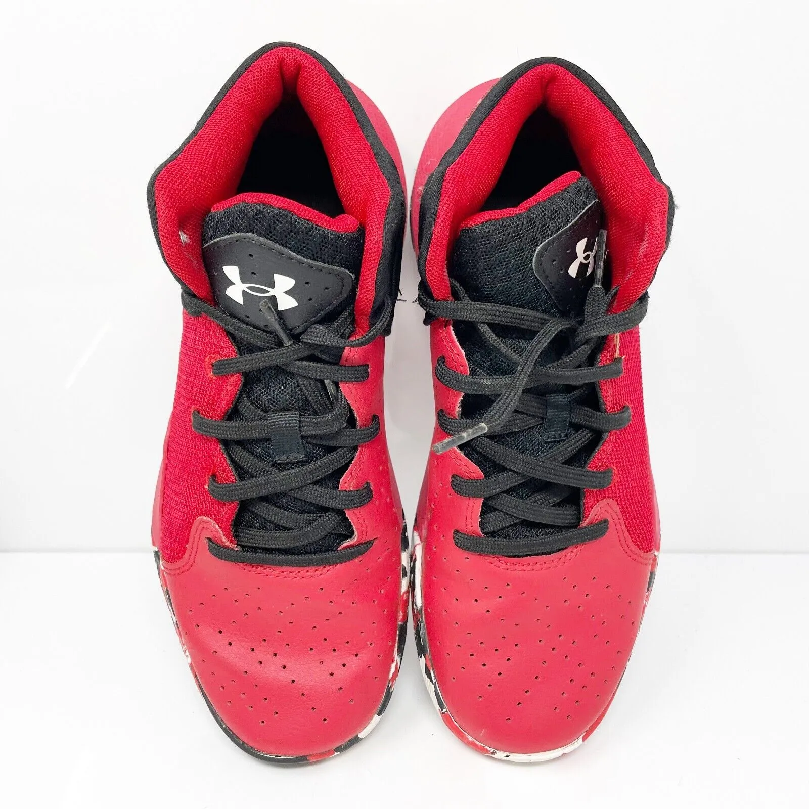 Under Armour Boys Jet 21 3024794-600 Red Basketball Shoes Sneakers Size 6Y