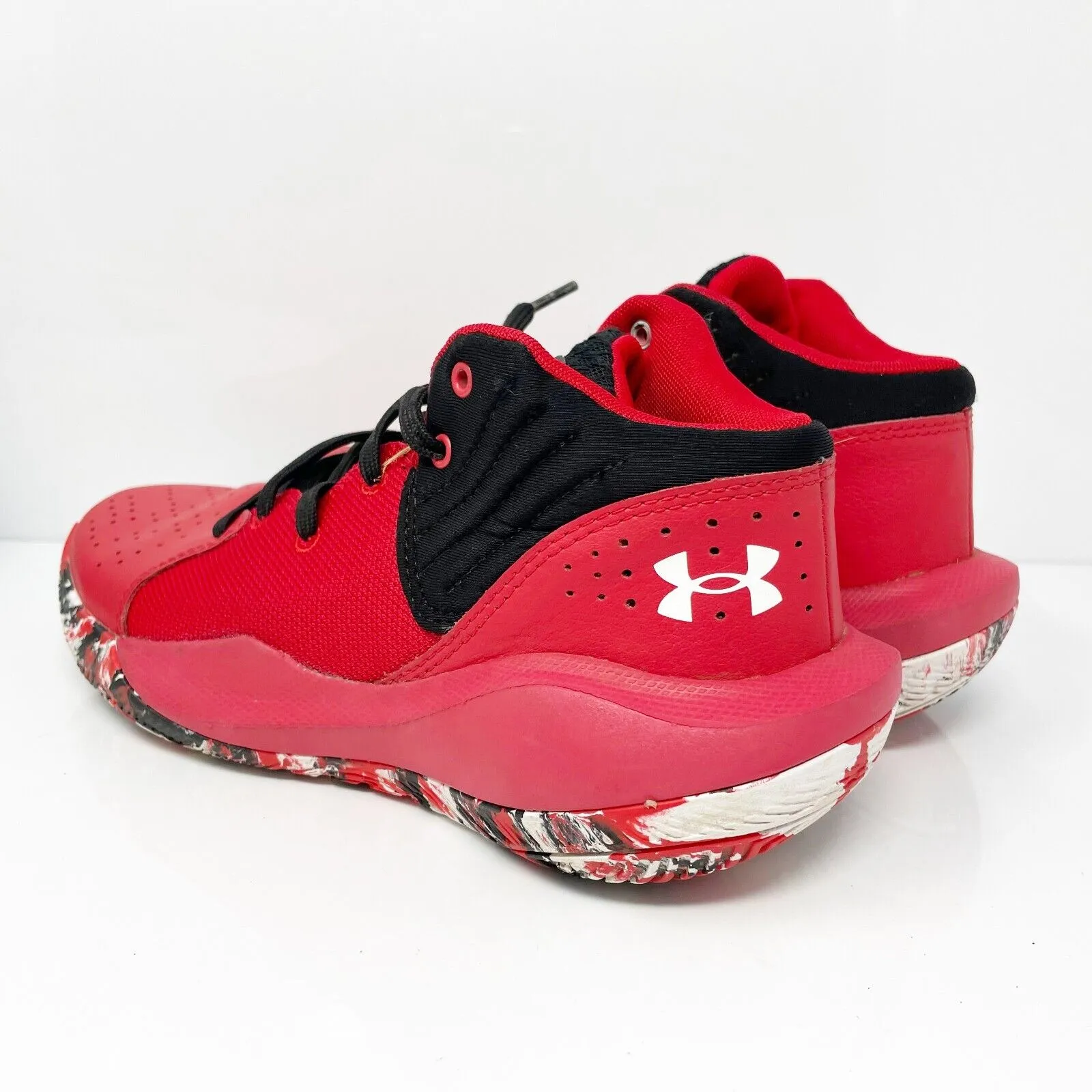 Under Armour Boys Jet 21 3024794-600 Red Basketball Shoes Sneakers Size 6Y