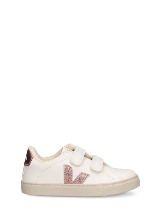 Veja   Esplar chrome-free leather strap sneaker 