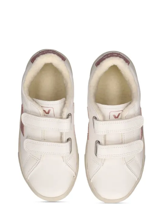 Veja   Esplar chrome-free leather strap sneaker 